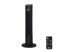 Ventilador de torre. potencia: 60w con mando a distancia. negro 28x78,