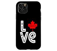 Edmonton Love Winter Snow Canada Canadian Christmas NYE Carcasa para iPhone 11 Pro