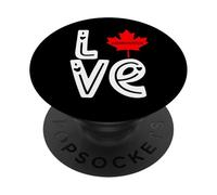 Edmonton Love Winter Snow Canada Canadian Christmas NYE PopSockets PopGrip Adhesivo