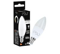 EDO, BARI LED Bombilla 6,5W NW, vela, E14, 4000K, 600lm, 220-240V, no regulable, led e14 4000K, bombillas bajo consumo, bombillas led, bombilla bajo consumo e14 1 pieza, EDO777663