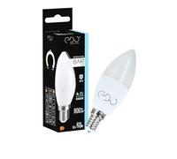 EDO Bombilla LED BARI 8,5W CW, Vela, E14, 6500K, 806lm, 220-240V, No Regulable, Lámpara de Bajo Consumo E14 1 Pieza, EDO777667