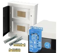 EDO Caja de Distribución de Superficie 2 Filas para 16 Módulos 29x22x9,5cm