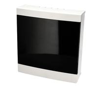 EDO Caja de Distribución de Superficie 2 Filas para 24 Módulos 32 x 30 x 9,5 cm IP40 - Cuadro Electrico en ABS Blanco - Armario de Distribución Interior para Casa, Taller, Garaje