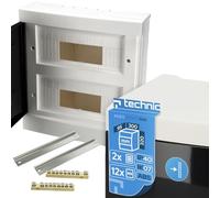 EDO Caja de Distribución de Superficie 2 Filas para 24 Módulos 32x30x9,5cm