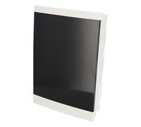 EDO Caja de Distribución Empotrada 3 Filas para 36 Módulos 43 x 30 x 9,5 cm IP40 - Cuadro Electrico en ABS Blanco - Armario de Distribución para Instalaciones Interiores