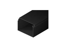 EDO Canaleta Eléctrica 60x40 mm Antracita Oscuro 2 m - Tapa Abatible