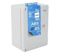 EDO Cuadro Eléctrico de Superficie IP65 180x240x130 mm Gris