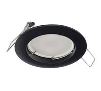 EDO, Foco empotrable ZIVA BLACK no regulable, luminaria circular de techo, foco pared IP20, lampara led cocina, lamparas techo,aplique techo, lampara techo, led techo, EDO777308