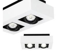 EDO, Lampara techo OSMIN RIM 2 Blanco, lámparas para salón, lampara de techo led, IP20, Anillo intercambiable, plafon techo, plafon led de techo, lampara led de techo, double, EDO777682