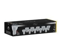 EDO, SET 10x FARI bombilla LED M10 10W, blanco cálido- 3000K WW, 1000lm, no regulable, led GU10 3000K, lámparas de bajo consumo, bombillas led, multipack 10, EDO777496