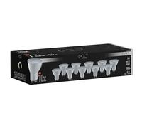 EDO, SET 10x FARI Bombilla LED M10 7,5W, blanco neutro 4000K NW, 700lm, no regulable, led GU10 4000K, bombillas de bajo consumo, bombillas led, Multipack 10, EDO777491
