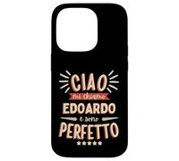 Edoardo Idea Regalo Personalizzata Nome Divertente Carcasa para iPhone 14 Pro