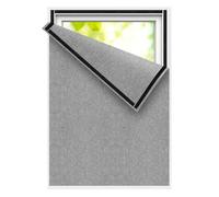 Edonkvi Estor Opaco Sin Taladrar,Ortina Ventana Tela Aislante Termica,Stores Ventanas Estores Opacos,Estor Oscurecedor Material de Lino,100% Blackout Persianas por Metros,Proteccion Solar Ventanas