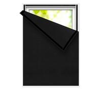 Edonkvi Estor Opaco Sin Taladrar,Ortina Ventana Tela Aislante Termica,Stores Ventanas Estores Opacos,Estor Oscurecedor Material de Lino,100% Blackout Persianas por Metros,Proteccion Solar Ventanas