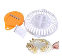 Edorco Fabricante Chips para microondas, Cocedor Patatas para microondas, Chips sin Aceite, Bandeja Chips para Hornear, Herramienta para Hornear en el hogar para Hacer Papas