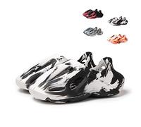 EDOSSA Zapatos unisex de espuma para corredor, zapatos de nube de almohada, zapatos antideslizantes y súper suaves, Black, 38/39.5 EU