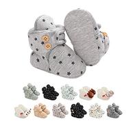 EDOTON Botitas y patucos para bebés, Lindo Dibujos Animados Invierno Animal Calentar Casa Antideslizante Suela Zapatillas Regalo para Bebés de 0 a 18 Meses