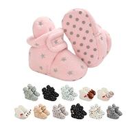EDOTON Botitas y patucos para bebés, Lindo Dibujos Animados Invierno Animal Calentar Casa Antideslizante Suela Zapatillas Regalo para Bebés de 0 a 18 Meses