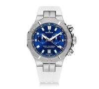 Edox Analógico Modelo 10113-3CAB-BUIN Delfin Chronograph Mens Watch 43mm 20ATM. Marca