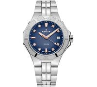Edox Analógico Modelo 53020-3M-BUDDR Delfin Diver Ladies Watch 38mm 20ATM. Marca