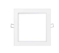 EDP 31584 Downlight Led Cuadrado 20W 1500Lm, Marco Blanco 4.000K, 22.5 cm, 20 W, Normal