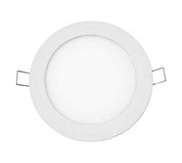 EDM Mini downlight LED EDP 31601 Lumeco – 6W, 320 lúmenes, 6.400K, redondo, marco blanco, 12 cm