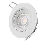 EDP 31652 Downlight Led Empotrar, Redondo Marco Blanco, 5W 3.200K, Normal