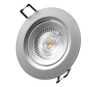 EDP 31653 Downlight Led Empotrar, Redondo Marco Cromo, 5W 6.400K, 5 W, Normal