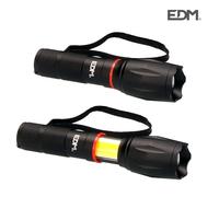 Edp 36376 linterna led xl e x tensible led frontal 200 lumens y latera