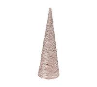 EDP 72105 Arbol en Forma de Cono con 20 Leds, Dorado, 40 cm
