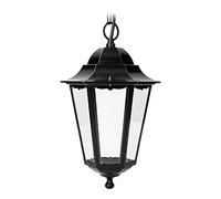 Edp 73431 Farol Aluminio Techo, 41 X 23cm, Modelo Marsella, Negro
