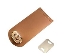 EDPEZHRMD Cierres de lengüeta 12 piezas PU coser en hebillas a presión multicolor 5,5x12 cm(Khaki)