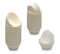 EDPEZHRMD Moldes para hornear Vasos de papel for cupcakes for hornear y tartas huevo Paquete multicolor 100 500 1000 piezas(White,100pcs)