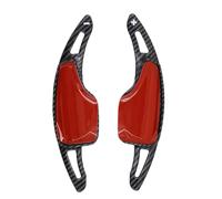 EDPOAQC Compatible Con Chevrolet Para Corvette C7 2014 2015 2016 2017 2018 2019 2020 Pegatina De Extensión Para Palanca De Cambios Del Volante(Forged Pattern)