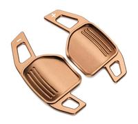 EDPOAQC Compatible Con Cupra Para Ateca 2018 2019 2020 1 Par De Pegatinas De Extensión De Palanca De Cambios De Volante De Aluminio Accesorios Para Automóviles