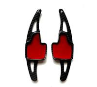 EDPOAQC Compatible Con Ford Para Focus Modificado 2015 2016 2017 2018 Extensión De Levas De Cambio De Volante Con Impresión De Fibra De Carbono ABS(Forged Carbon print)