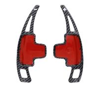 EDPOAQC Compatible Con Mercedes Para Benz Para CLA S GLA Clase C117 W222 X156 2014 2015 2016 2017 Adhesivos Para Extensión De Levas De Cambio En El Volante(Carbon Fiber Red)