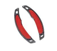 EDPOAQC Compatible Con Mitsubishi Para Outlander Para ASX 1 Par De Cubiertas De Extensión De Paletas De Cambio De Fibra De Carbono ABS Accesorios Interiores De Coche(Forged carbon)