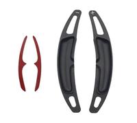 EDPOAQC Compatible Con Porsche Para Cayenne Coupé 2020 2021 2022 Accesorios Para Coche Pegatinas De Extensión Para Palanca De Cambios Del Volante(Black)