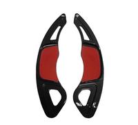 EDPOAQC Compatible Con VW Para GOLF 7 Para GTI Para RLINE 2015 2016 2017 2018 2019 2020 Pegatina De Extensión De Paletas De Cambio De Volante De Coche(Black)