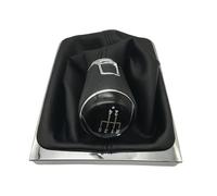 EDPOAQC Compatible Con VW Para Passat B7 Para CC 2011 2012 2013 2014 2015 5 6 Velocidades Pomo De Cambio De Marchas Con Collares De Cambio De Marchas Y Cubierta De Maletero(5 speed)