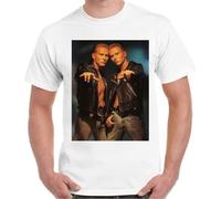 EDrecUTDEA Bros 80s Boys Band Vinta Hipster Retro T Shirt White XL