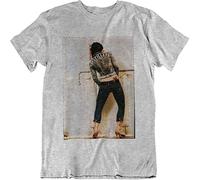 EDrecUTDEA Men's npl Brody Dalle The Distillers T Shirt Gray Grey M
