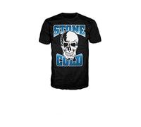 EDrecUTDEA Pougn Men's Stone Cold Steve Aun Logo T-Shirt Black 3XL
