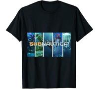 EDrecUTDEA Subnautica Shirt Indie t Shirt Short Sleeve Shirt L