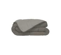 Edredón Bicolor de poliéster Gris y Lino 240 x 260 cm - Pet Motte - Gama Calgari