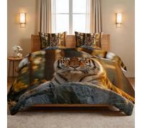Edredón de 200 x 220 cm, 4 estaciones, juego de edredón sin funda, manta para dormir sin funda, cálida y suave, lavable, para todo el año, bosque, rocas, árboles, ropa de cama acolchada para sofá