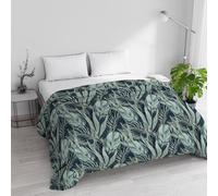 Edredón de Invierno Acolchado para Cama de Matrimonio, 250 x 245 cm, Reversible, diseño Tropical, Fabricado en Italia, edredón Reversible de Suave Microfibra de 200 g/m², edredón Lavable en Lavadora