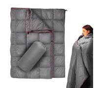 Edredón de plumón para camping - Manta de viaje empacable, ligera portátil para exteriores, capa compacta resistente al agua para dormir | Picnic en la playa, senderismo, mochilero, estadio, concierto