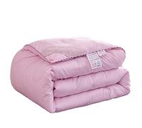 Edredón De Seda Ligero, Transpirable Y Cálido, Edredón De Seda Gruesa, Adecuado Para Todas Las Estaciones, Suave Y Ajustado, Duradero. (Rosado,180x220cm(4kg))